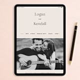 "Ivy" - Wedding Invitations in Ecru by Carly Reed Walker - FREE Wedding Website