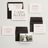 "Ivy" - Wedding Invitations in Ecru by Carly Reed Walker - Invitation Suite