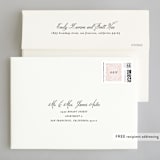 "Elegant Lace" - Wedding Invitations in Blush by Hooray Creative - FREE Recipient Addressing