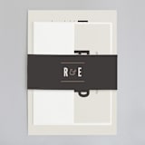 "Classic Type" - Wedding Invitations in Mocha by Melissa Egan of Pistols - Assembled