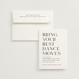 "dance moves" - Wedding Invitations in Tuxedo by Angela Garrick - Invitation with Envelope
