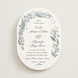 "Forget Me Nots" - Wedding Invitations in Bluebell by Jenna Holcomb - Front