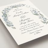 "Forget Me Nots" - Wedding Invitations in Bluebell by Jenna Holcomb - Detail