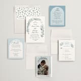 "Forget Me Nots" - Wedding Invitations in Bluebell by Jenna Holcomb - Invitation Suite