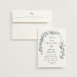 "Forget Me Nots" - Wedding Invitations in Bluebell by Jenna Holcomb - Invitation with Envelope