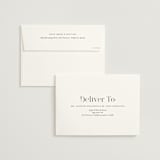 "Embellished Note" - Wedding Invitations in Tuxedo by tuldok - FREE Recipient Addressing