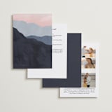 "scene" - Wedding Invitations in Sunrise by Pixel and Hank - Back of Card