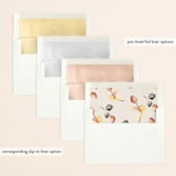 "Bella Mia" - Wedding Invitations in Autumn by Petra Kern - Envelope Liner Options