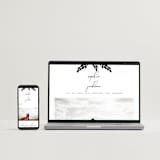 "Kindly Join Us" - Wedding Invitations in Pearl by Laura Hamm - FREE Wedding Website