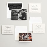 "Kindly Join Us" - Wedding Invitations in Pearl by Laura Hamm - Invitation Suite