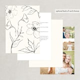 "Elysium" - Wedding Invitations in Linen by Design Lotus - Back of Card