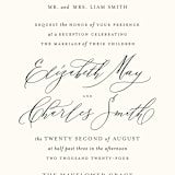 "Elysium" - Wedding Invitations in Linen by Design Lotus - Close-Up