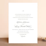 "Field" - Wedding Invitations in Ash by Megan Davis - Front