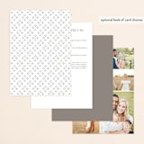 "Field" - Wedding Invitations in Ash by Megan Davis - Back of Card