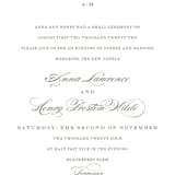 "Field" - Wedding Invitations in Ash by Megan Davis - Close-Up