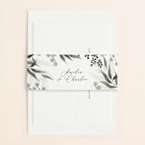 "Field" - Wedding Invitations in Ash by Megan Davis - Assembled