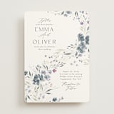 "Violet Cascade" - Wedding Invitations in Violet by Nicoletta Savod - Front