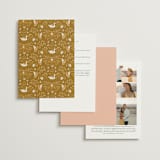 "modern folk" - Wedding Invitations in Blush by GeekInk Design - Back of Card Options
