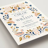"modern folk" - Wedding Invitations in Blush by GeekInk Design - Detail