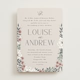 "Illuminated Storybook" - Wedding Invitations in Linen by Alethea and Ruth - Front