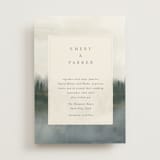 "Lakefront" - Wedding Invitations in Natural by Robert and Stella - Front