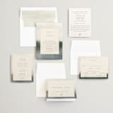 "Lakefront" - Wedding Invitations in Natural by Robert and Stella - Invitation Suite