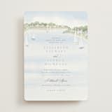 "Bristol" - Wedding Invitations in Aqua by Jennifer Wick - Front