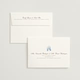 "Bristol" - Wedding Invitations in Aqua by Jennifer Wick - FREE Recipient Addressing