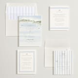 "Bristol" - Wedding Invitations in Aqua by Jennifer Wick - Invitation Suite