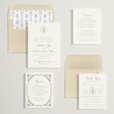 "Calia" - Wedding Invitations in Paris Rain by Jennifer Postorino - Invitation Suite