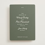 "Penumbra" - Wedding Invitations in Garden by Snow and Ivy - Front