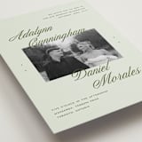 "Swoon" - Wedding Invitations in Lemongrass by Sam Dubeau - Detail