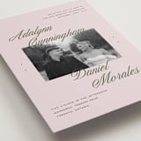 "Swoon" - Wedding Invitations in Petunia by Sam Dubeau - Detail