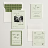 "Swoon" - Wedding Invitations in Lemongrass by Sam Dubeau - Invitation Suite