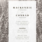 "Torrone" - Wedding Invitations in Cedar by chocomocacino - Close-Up