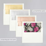 "Elegant Monogram" - Wedding Invitations in Tuxedo by Simona Camp - Envelope Liner Options
