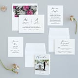 "Elegant Monogram" - Wedding Invitations in Tuxedo by Simona Camp - Invitation Suite