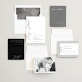 "printed" - Wedding Invitations in Onyx by JoAnn Jinks - Invitation Suite