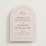 "Coco" - Wedding Invitations in Linen by Carly Reed Walker - Front