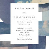 "sky poetry" - Wedding Invitations in Daylight by Sumak Studio - Close-Up