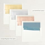"sky poetry" - Wedding Invitations in Daylight by Sumak Studio - Envelope Liner Options