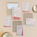 "Eleanor" - Wedding Invitations in Rose by Creative Parasol - Invitation Suite