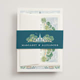 "Going to the Chapel" - Wedding Invitations in Meadow by Paper Sun Studio - Assembled with Belly Band