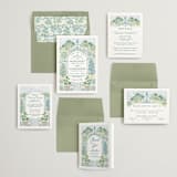 "Going to the Chapel" - Wedding Invitations in Meadow by Paper Sun Studio - Invitation Suite
