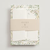"Avery" - Wedding Invitations in Lemongrass by Jennifer Wick - Assembled with Belly Band