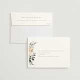 "Sprigs of Joy" - Wedding Invitations in Pearl by Leah Bisch - FREE Recipient Addressing
