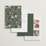 "Aster" - Wedding Invitations in Garden by Itsy Belle Studio - Back of Card Options