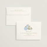 "Hydrangea Garden" - Wedding Invitations in Navy by Susan Zinader - FREE Recipient Addressing