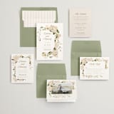 "Felicity" - Wedding Invitations in Pearl by Leah Bisch - Invitation Suite