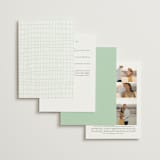 "Wildflower Garden" - Wedding Invitations in Lace by Hannah Williams - Back of Card Options